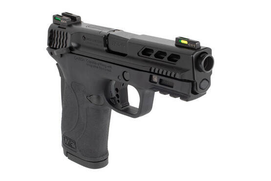 S&W M&P 380 shield ez performance center pistol features hi viz fiber optic sights